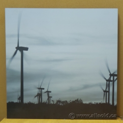 Wind Turbine 36" x 36" Frameless Print
